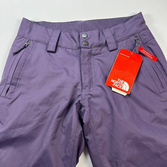 The North Face Dryvent Sally Snow Ski Pant Eggplant Purple NEW Size XS - Picture 3 of 16